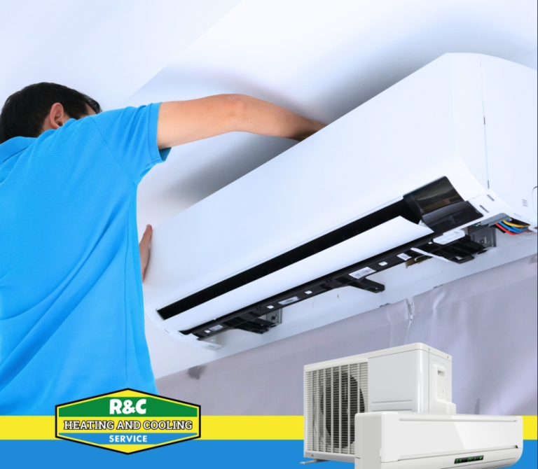 R&C team fixing a mini split - ac repair cost 2026