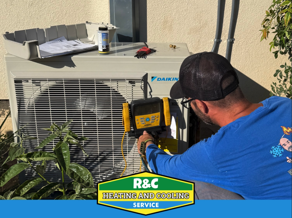 R&C team fixing hvac system - ac repair cost 2026